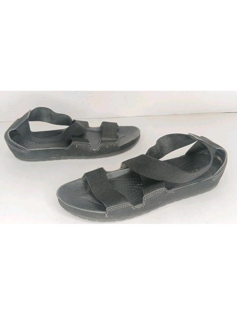 Crocs Women’s  Stretch Ankle Strap Comfort Sandal 203001 Shoes Size 9